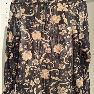 Who What Wear Sheer Dress Top